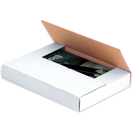 18 x 18 x 2" White Easy-Fold Mailers