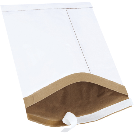 8 <span class='fraction'>1/2</span> x 14 <span class='fraction'>1/2</span>" White #3 Self-Seal Padded Mailers