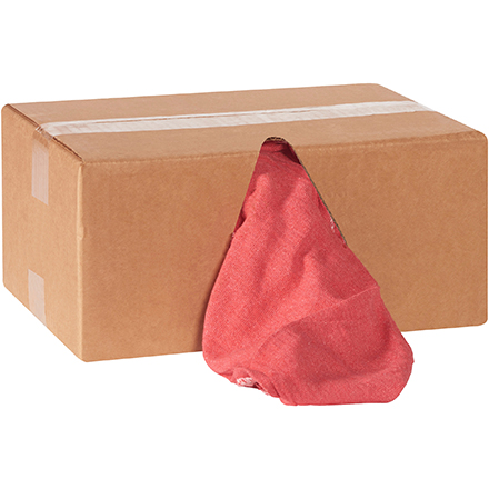 Shop Towels - 14 x 14" Red - 5 lb. box