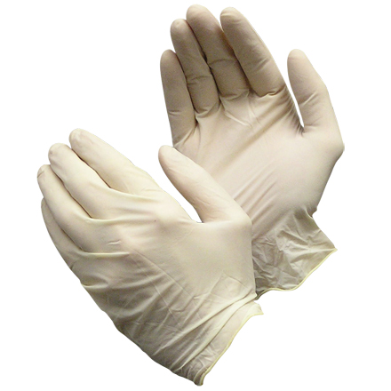 Latex Industrial Gloves - Medium