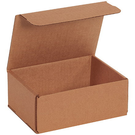 6 <span class='fraction'>1/2</span> x 4 <span class='fraction'>7/8</span> x 2 <span class='fraction'>5/8</span>" Kraft Corrugated Mailers