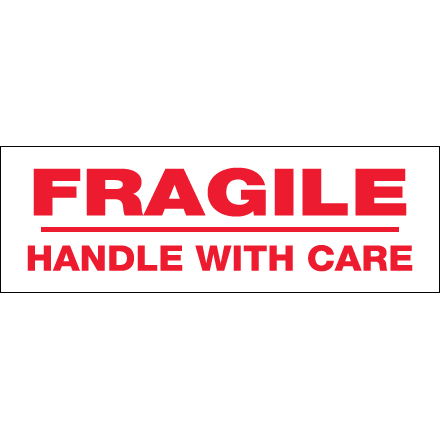 2" x 55 yds. - "Fragile Handle With Care" (18 Pack) Tape Logic<span class='rtm'>®</span> Messaged Carton Sealing Tape