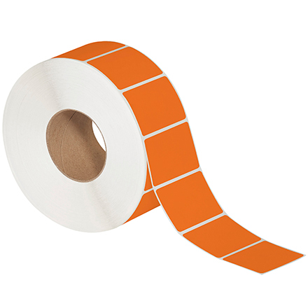 3 x 2" Orange Direct Thermal Labels