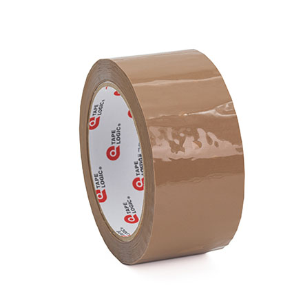 2" x 110 yds. Tan (6 Pack) Tape Logic<span class='rtm'>®</span> #50 Natural Rubber Tape